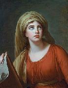 elisabeth vigee-lebrun Lady Hamilton as the Persian Sibyl France oil painting artist